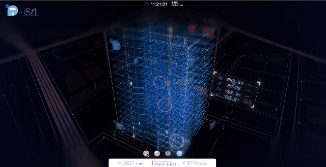 基于 WebGL 的 HTML5 楼宇自控 3D 可视化监控