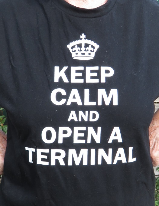 Tshirt, Keep Calm and Open A Terminal