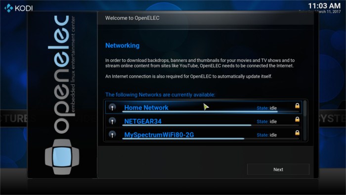 openelec-wireless-network-setup